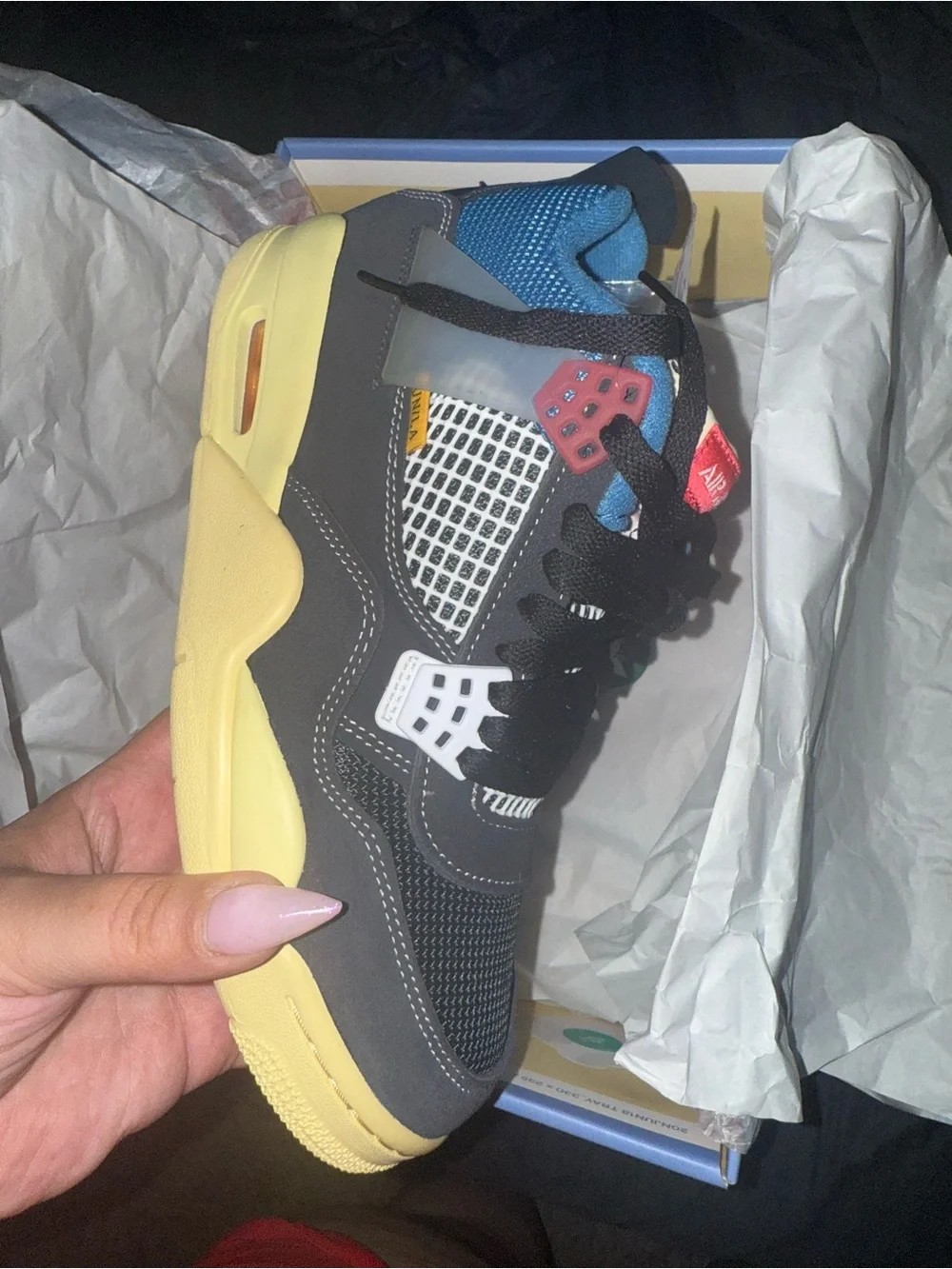 Union LA x Air Jordan 4 Retro 'Off noir